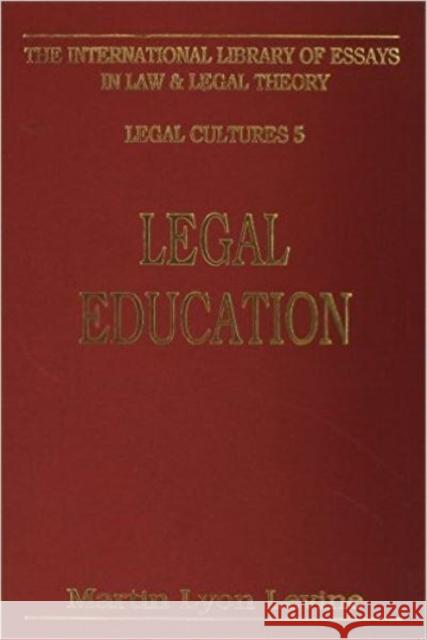 Legal Education Martin Levine Jeff McMahan Martin Levine 9780814750650 Nyu Press - książka