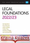 Legal Foundations 2022/2023: Legal Practice Course Guides (LPC) Bamford 9781915469076 The University of Law Publishing Limited