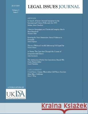 Legal Issues Journal 4(2) United Kingdom Law and S Association   9798215589830 Sulis Academic - książka