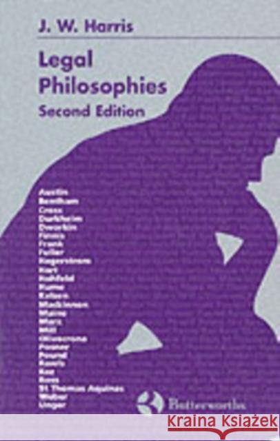 Legal Philosophies J W Harris 9780406507167  - książka