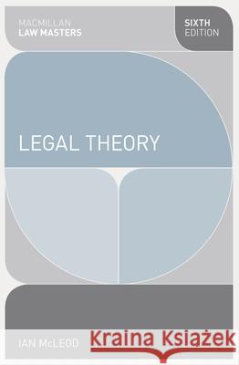 Legal Theory Ian McLeod 9780230362048  - książka