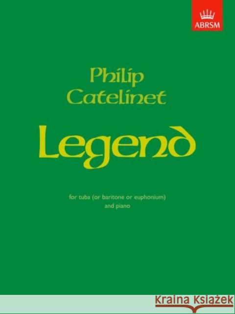 Legend : for Tuba (or Baritone or Euphonium) and Pianoforte  9781854721785  - książka