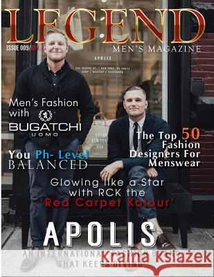 Legend Men's Magazine Daril Joseph Bonner 9781540421074 Createspace Independent Publishing Platform - książka