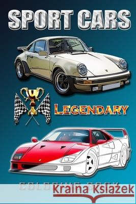 Legendary sports cars 1960-2004.: Coloring book for all ages. Alex Cross 9781978208964 Createspace Independent Publishing Platform - książka