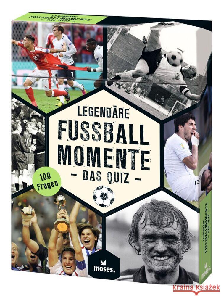 Legendäre Fußballmomente - Das Quiz Krüger, Knut 9783964552914 moses. Verlag - książka