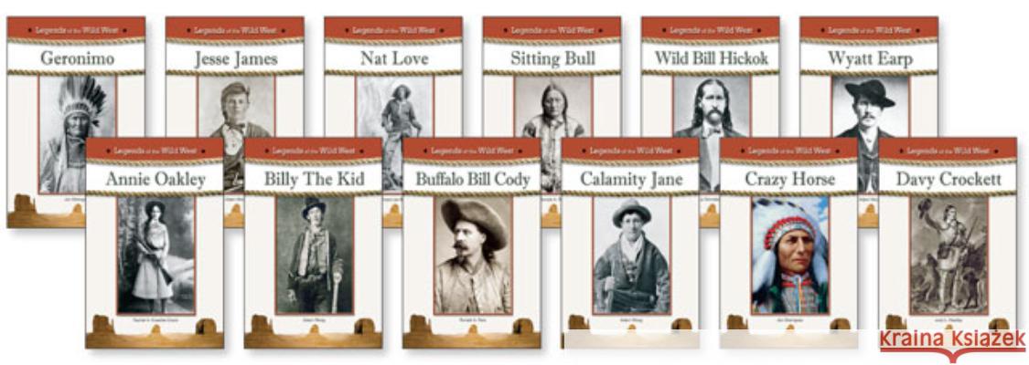 Legends of the Wild West Set, 12-Volumes Various 9780791099520 Chelsea House Publications - książka