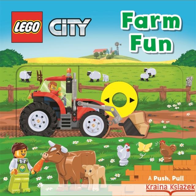 LEGO® City. Farm Fun: A Push, Pull and Slide Book Macmillan Children's Books 9781529088540 Pan Macmillan - książka