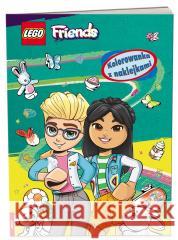 LEGO Friends. Kolorowanka z naklejkami praca zbiorowa 9788325342715 Ameet - książka