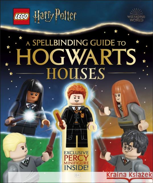 LEGO Harry Potter A Spellbinding Guide to Hogwarts Houses: With Exclusive Percy Weasley Minifigure Julia March 9780241544648 Dorling Kindersley Ltd - książka