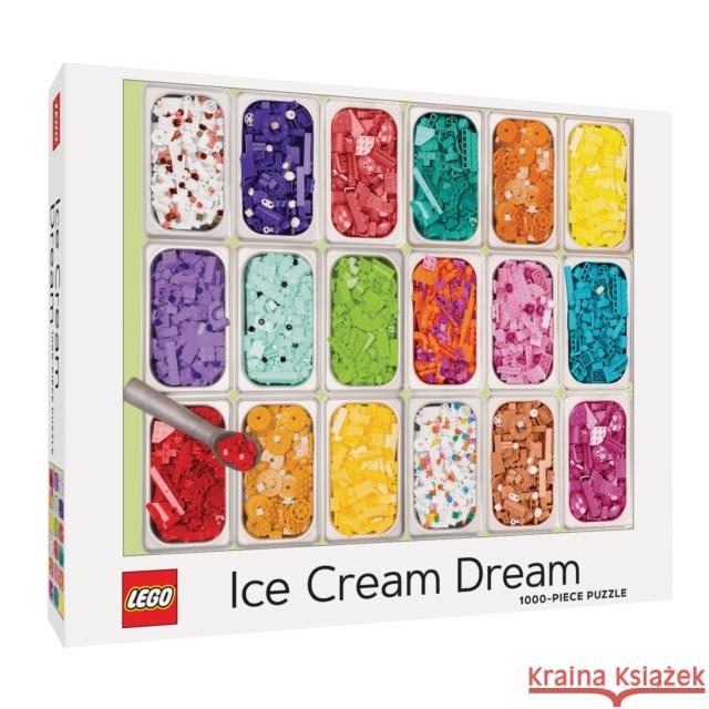 Lego Ice Cream Dream Puzzle Lydia Ortiz Michelle Clair 9781797210186 Chronicle Books - książka