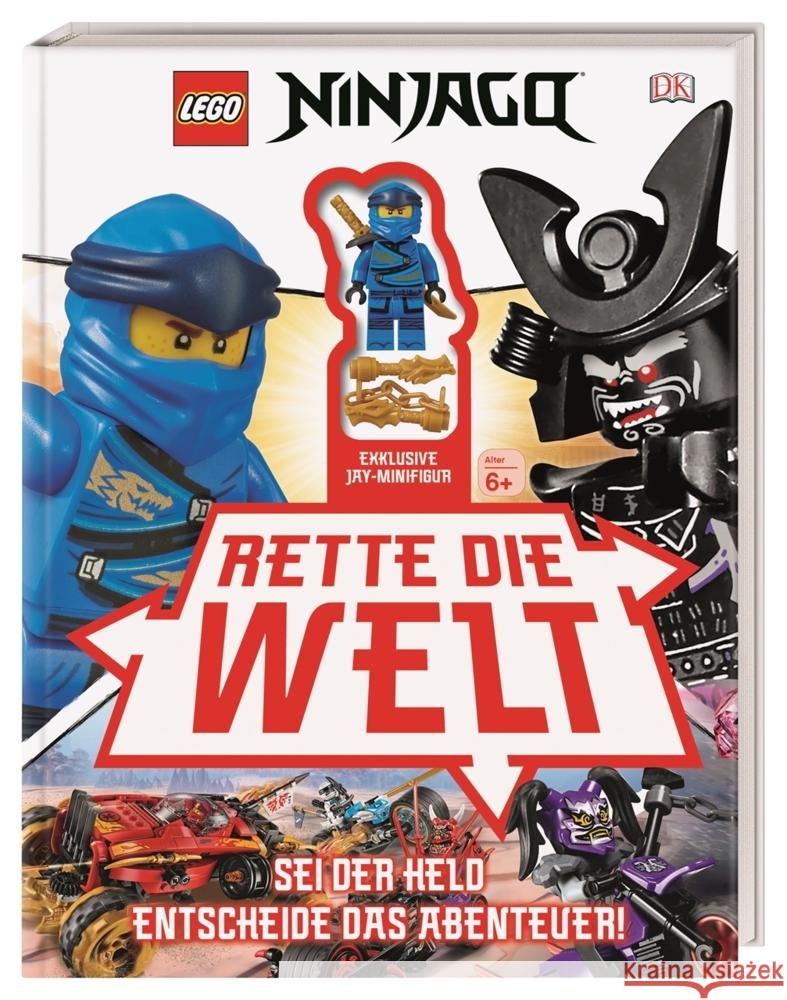 LEGO® NINJAGO® Rette die Welt : Sei der Held. Entscheide das Abenteuer! Mit exklusiver Minifigur Hugo, Simon 9783831039791 Dorling Kindersley - książka