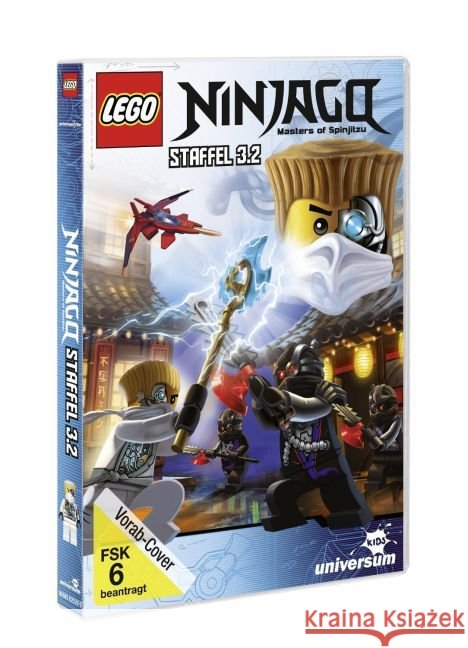 LEGO Ninjago. Staffel.3.2, 1 DVD  0888430232990 LEONINE Distribution - książka