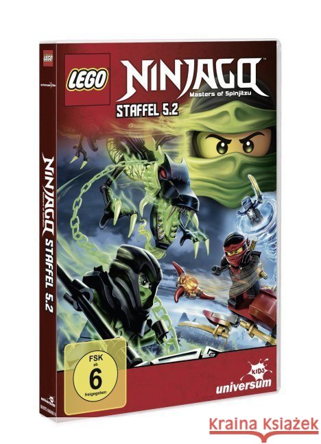 LEGO Ninjago. Staffel.5.2, 1 DVD  0888750698094 LEONINE Distribution - książka