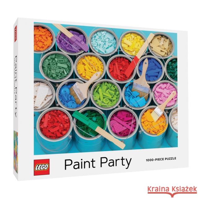 Lego Paint Party Puzzle Lego 9781452179704 Chronicle Books - książka