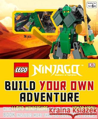 Lego(r) Ninjago: Build Your Own Adventure: With Lloyd Minifigure and Exclusive Ninja Merch, Book Includes More Than 50 Buil  9781465435903 DK Publishing (Dorling Kindersley) - książka