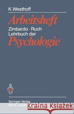 Lehrbuch der Psychologie K. Westhoff 9783540098843 Springer-Verlag Berlin and Heidelberg GmbH &  - książka