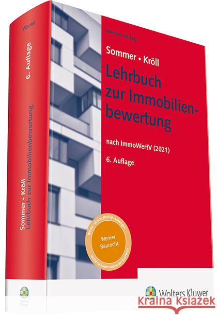 Lehrbuch zur Immobilienbewertung Kröll, Ralf, Sommer, Goetz 9783804154087 Werner, Neuwied - książka