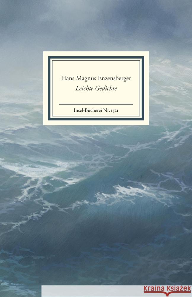 Leichte Gedichte Enzensberger, Hans Magnus 9783458195214 Insel Verlag - książka