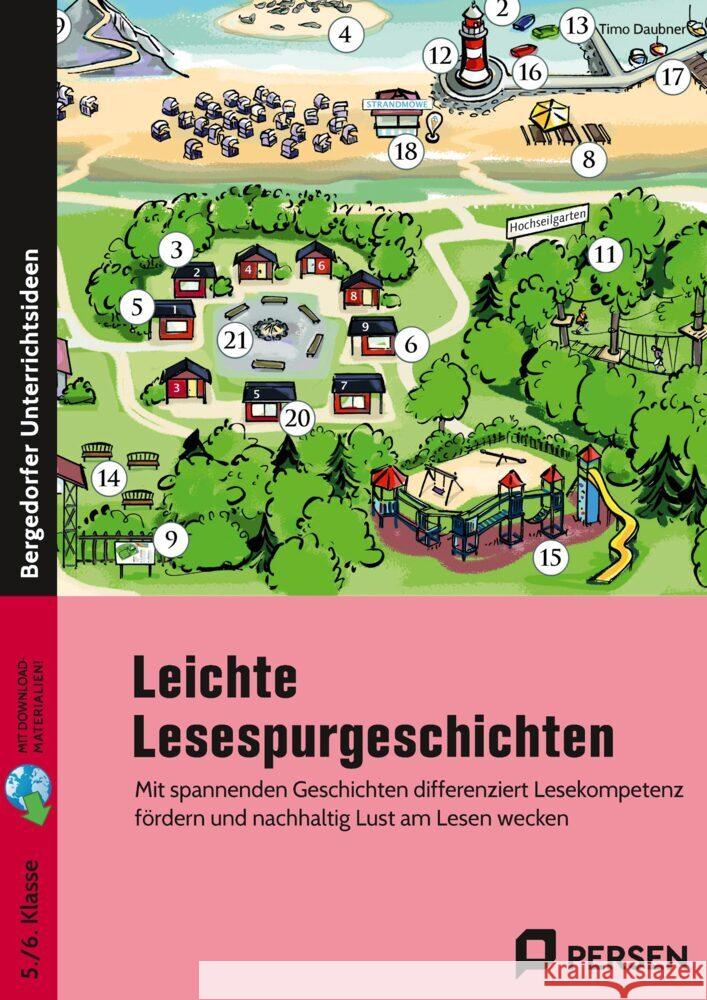 Leichte Lesespurgeschichten 5./6. Klasse - Deutsch Daubner, Timo 9783403209270 Auer Verlag in der AAP Lehrerwelt GmbH - książka