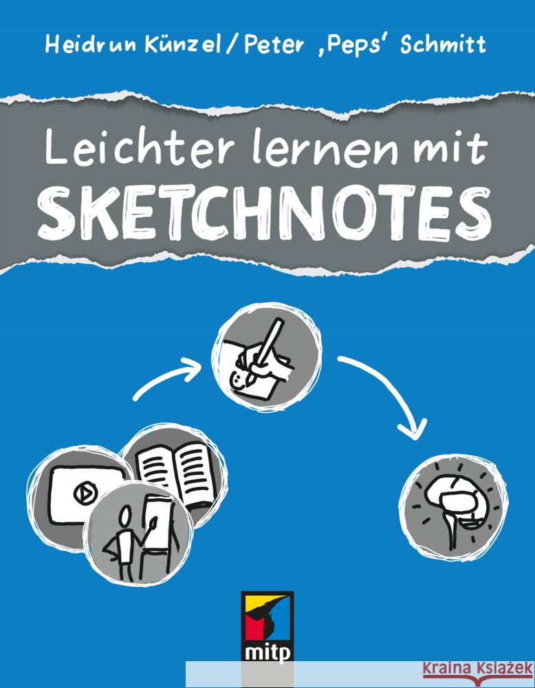 Leichter lernen mit Sketchnotes & Co. Künzel, Heidrun, Schmitt, Peter 9783747501856 MITP - książka
