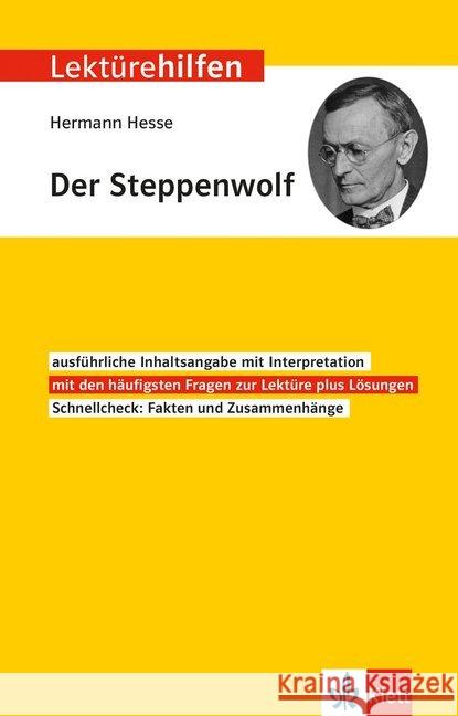 Lektürehilfen Hermann Hesse 