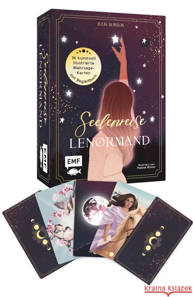 Lenormand-Kartenset: Seelenreise Lenormand Aurelia, Julia 9783745924039 Edition Michael Fischer - książka