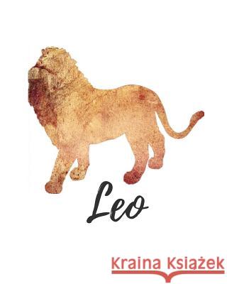 Leo: Leo Cornell Notes Brown My Astrology Journals 9781727689600 Createspace Independent Publishing Platform - książka
