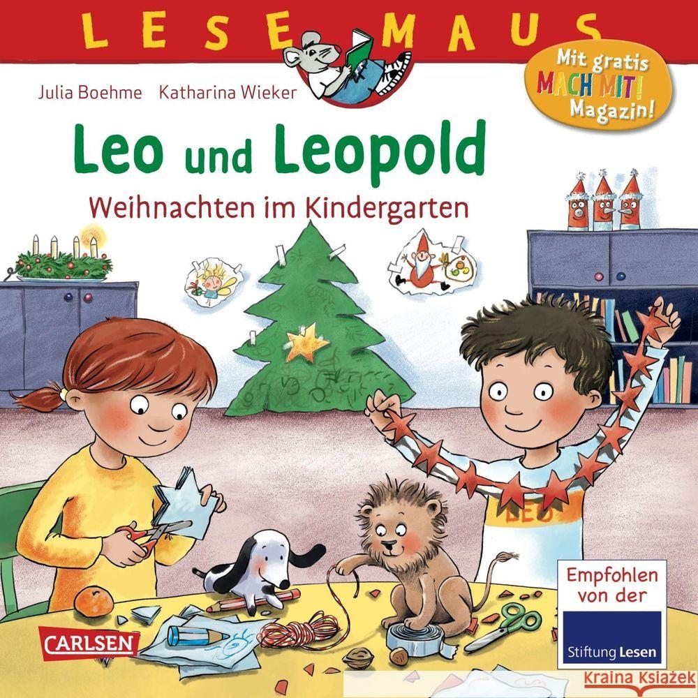 Leo und Leopold - Weihnachten im Kindergarten Boehme, Julia 9783551080639 Carlsen - książka