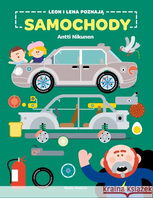 Leon i Lena badają samochody Nikunen Annti 9788380088603 Media Rodzina - książka