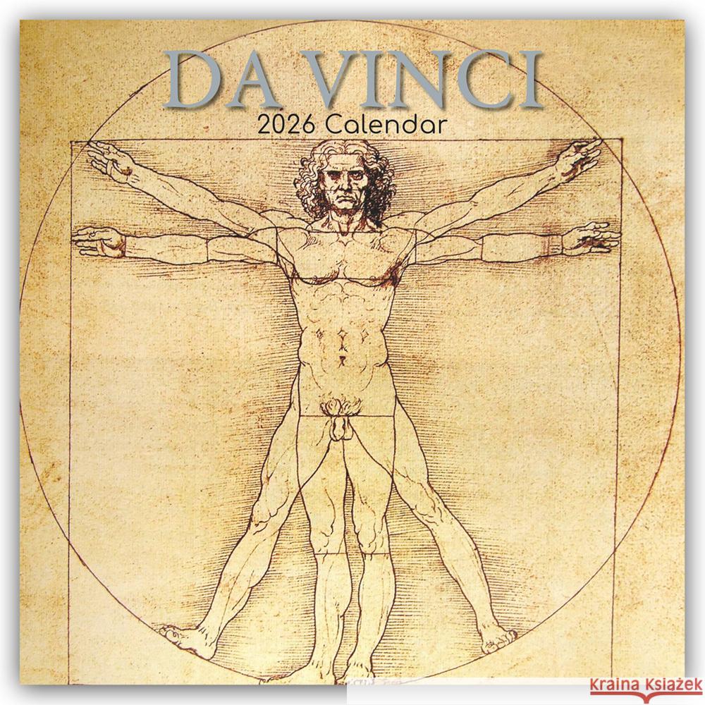 Leonardo da Vinci 2026 - 16-Monatskalender Gifted Stationery Co. Ltd 9781836224464 Flechsig - książka
