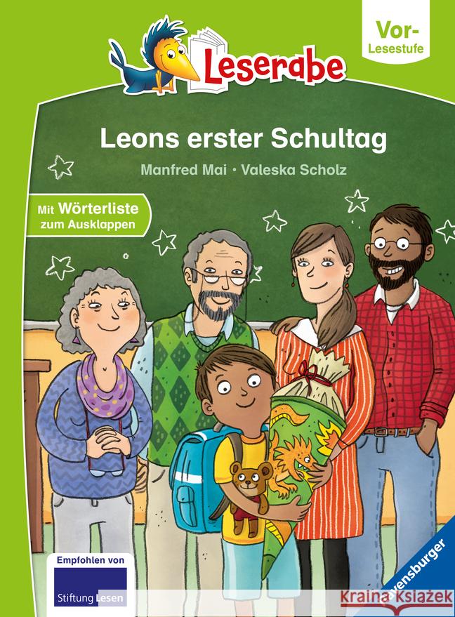 Leons erster Schultag Mai, Manfred 9783473460212 Ravensburger Verlag - książka