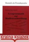 Lerngrammatik zur Studienvorbereitung : Niveau B2/C1 Stein-Bassler, Dorothea   9783922989721 Liebaug-Dartmann