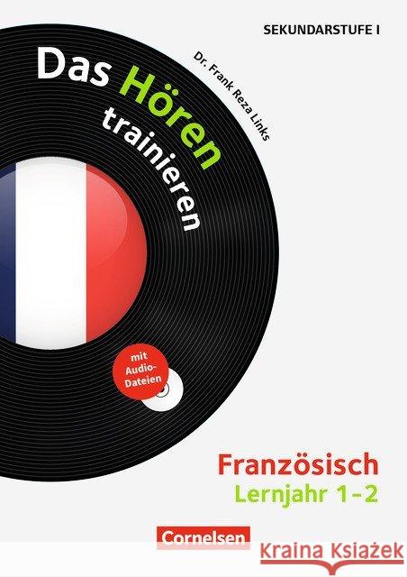 Lernjahr 1/2 - Das Hören trainieren, m. Audio-CD : Sekundarstufe I. Kopiervorlagen Links, Frank-Reza 9783589166046 Cornelsen Scriptor - książka