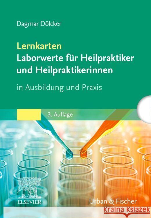 Lernkarten Laborwerte für Heilpraktiker und Heilpraktikerinnen Dölcker, Dagmar 9783437550195 Elsevier, München - książka