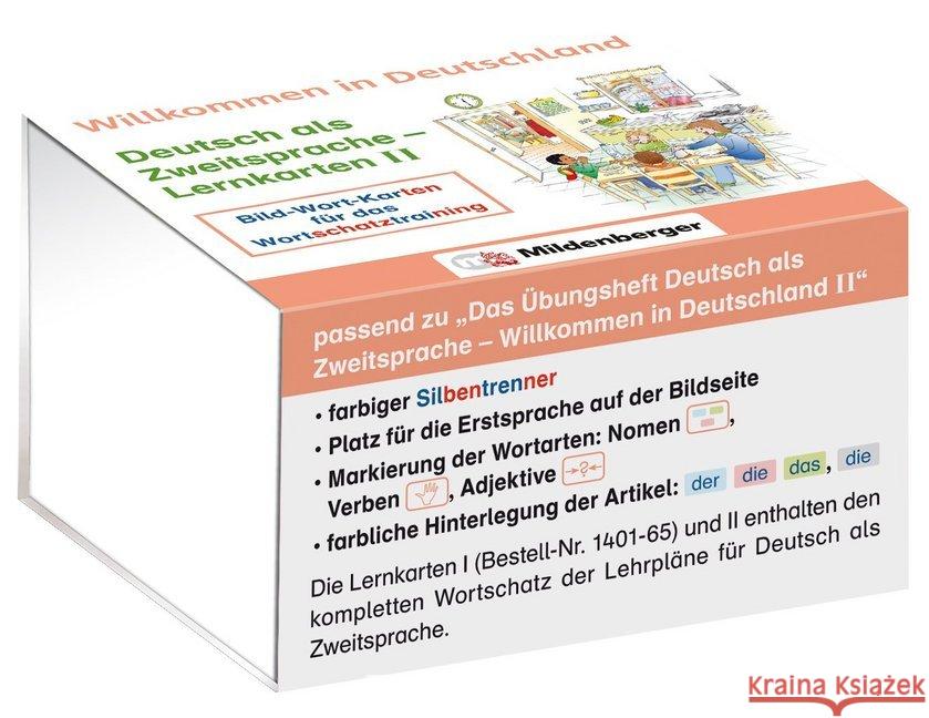 Lernkarten. Tl.2 : Bild-Wort-Karten für das Wortschatztraining  9783619141661 Mildenberger - książka