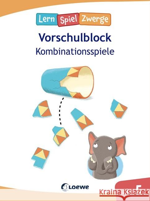 LernSpielZwerge, Vorschulblock - Kombinationsspiele  9783743203310 Loewe Verlag - książka