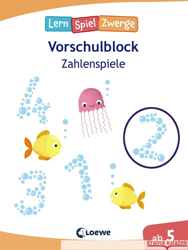 LernSpielZwerge Vorschulblock - Zahlenspiele  9783743209015 Loewe Verlag - książka