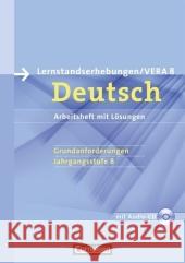 Lernstandserhebungen / VERA 8 Deutsch, Grundanforderungen, m. Audio-CD : Jahrgangsstufe 8. Arbeitsheft mit Lösungen Patzelt, Birgit   9783060618828 Cornelsen - książka