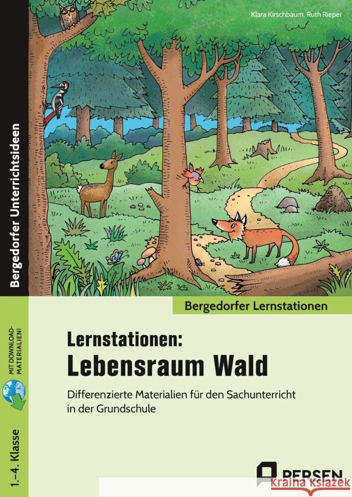 Lernstationen: Lebensraum Wald Kirschbaum, Klara, Rieper, Ruth 9783403209027 Persen Verlag in der AAP Lehrerwelt - książka