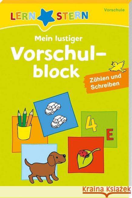 LERNSTERN Mein lustiger Vorschulblock. Zählen und Schreiben ab 4 Jahren  9783788626310 Tessloff - książka