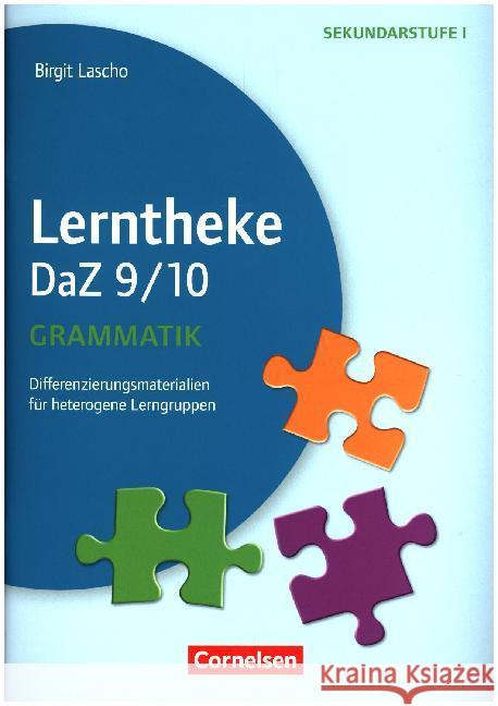 Lerntheke DaZ 9/10: Grammatik : Differenzierungsmaterialien für heterogene Lerngruppen. Kopiervorlagen Lascho, Birgit 9783589161881 Cornelsen Scriptor - książka