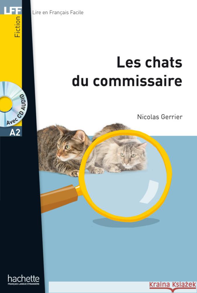 Les chats du commissaire : Lektüre + MP3-CD Gerrier, Nicolas 9783193333070 Hueber - książka