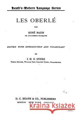 Les Oberlé Bazin, Rene 9781533671486 Createspace Independent Publishing Platform - książka