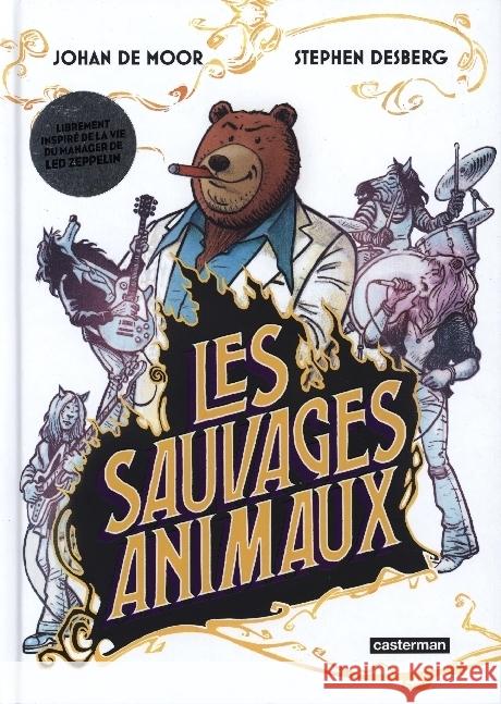 Les Sauvages Animaux de Moor, Johan, Desberg, Stephen 9782203191068 Casterman - książka
