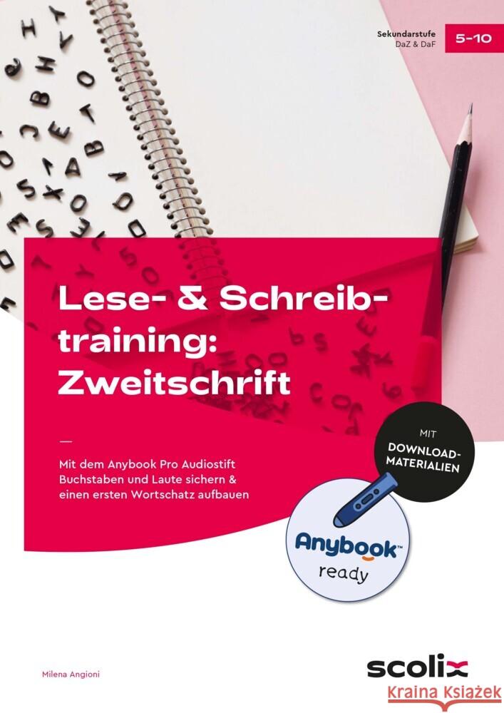 Lese- & Schreibtraining: Zweitschrift - Anybook Angioni, Milena 9783403108412 Scolix - książka