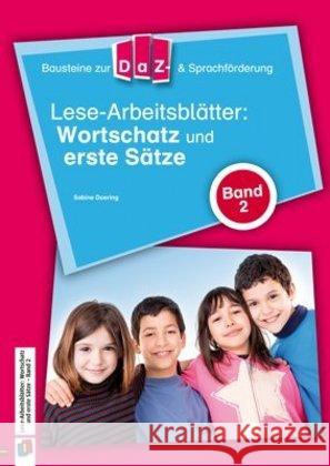 Lese-Arbeitsblätter: Wortschatz und erste Sätze. Bd.2 Doering, Sabine 9783834627339 Verlag an der Ruhr - książka