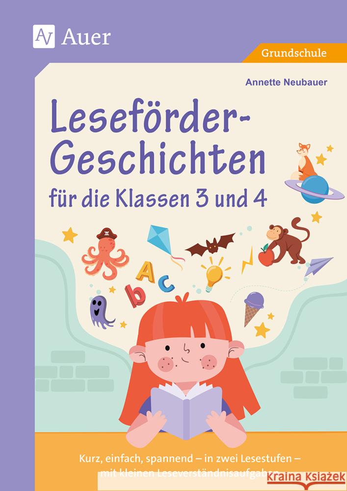 Leseförder-Geschichten für die Klassen 3 und 4 Neubauer, Annette 9783403086963 Auer Verlag in der AAP Lehrerwelt GmbH - książka