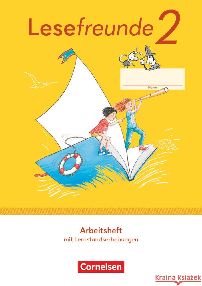 Lesefreunde - Lesen - Schreiben - Spielen - Östliche Bundesländer und Berlin - Ausgabe 2022 - 2. Schuljahr Gutzmann, Marion, Ritter, Alexandra, Ritter, Michael 9783464802748 Cornelsen Verlag - książka