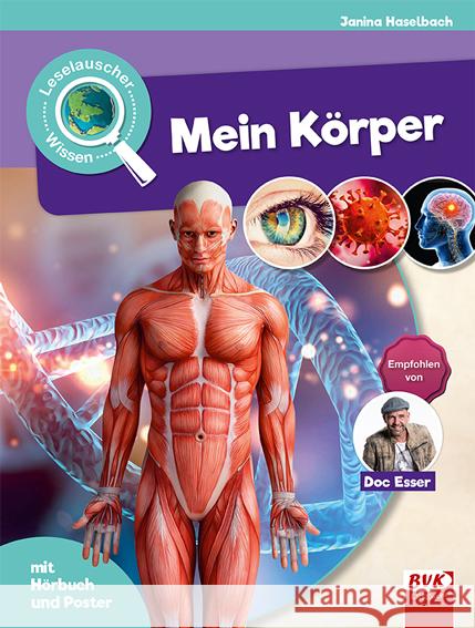 Leselauscher Wissen: Mein Körper Haselbach, Janina 9783965200715 BVK Buch Verlag Kempen - książka