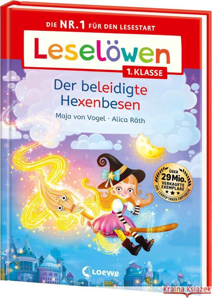 Leselöwen 1. Klasse - Der beleidigte Hexenbesen Vogel, Maja von 9783743217348 Loewe - książka